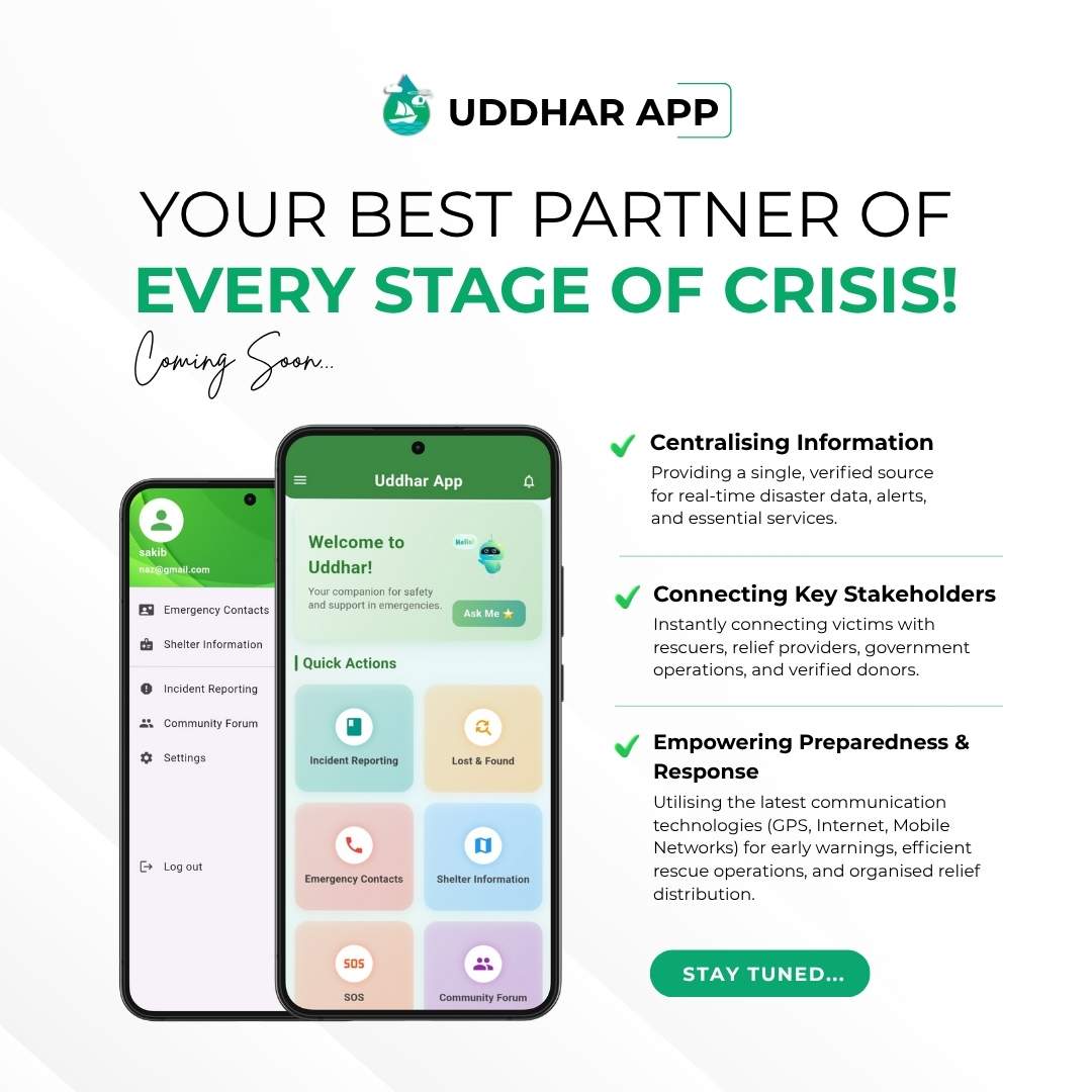 Social media poster design for Uddhar by Md. Ashikur Rahman (Ayon)